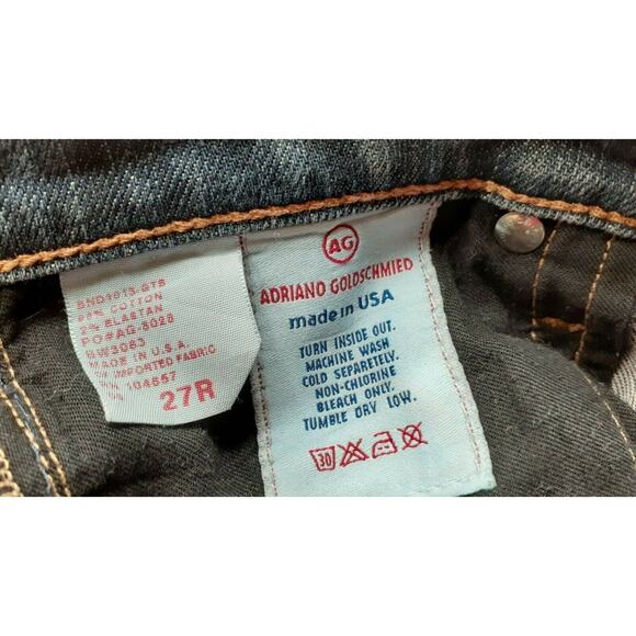 Adriano Goldschmied, AG The Angel boot cut, painted/distressed, USA, 27R, cotton - Picture 8 of 9